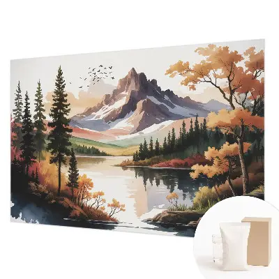 Papier peint photographique intissé Automne en montagne