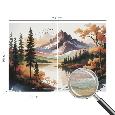 Papier peint photographique intissé Automne en montagne