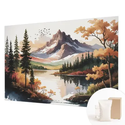 Papier peint photographique intissé Automne en montagne
