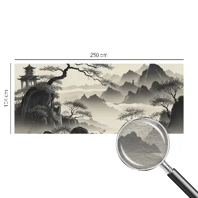 Papier peint photo imprimé sur tissu non tissé Paysage oriental