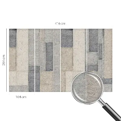 Papier peint intissé Mosaïque géométrique