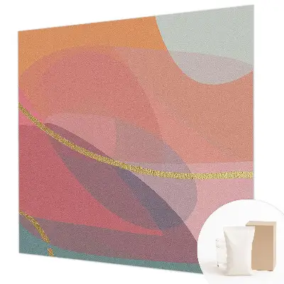 Papier peint photo grand format pour le mur formes colorées