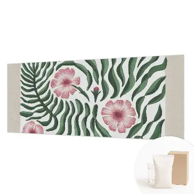 Papier peint photo sur tissu non tissé Fleurs feuilles