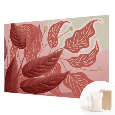 Papier peint salon moderne Organické listy