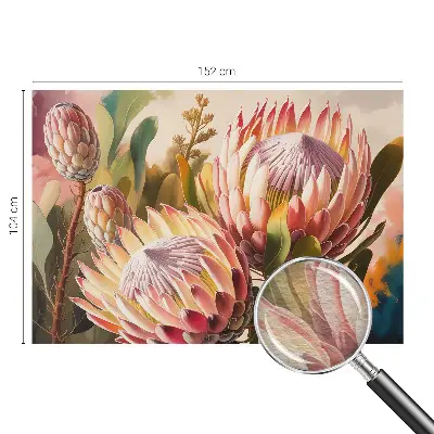 Papier peint photographique sur tissu non tissé Fleurs de protéa