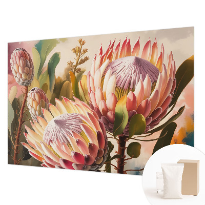 Papier peint chambre moderne kvety protey