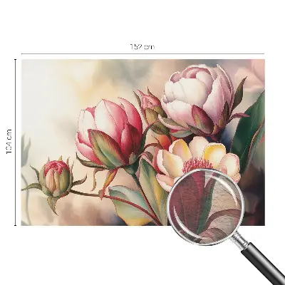 Papier peint intissé imprimé Un bouquet de fleurs