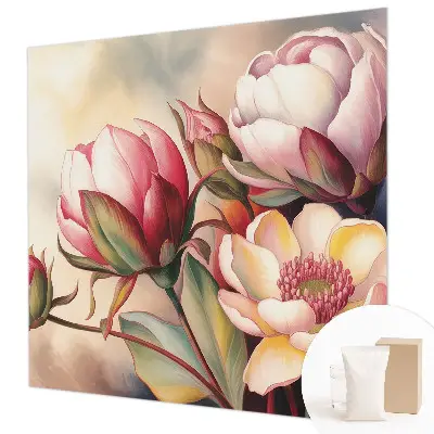 Papier peint intissé imprimé Un bouquet de fleurs