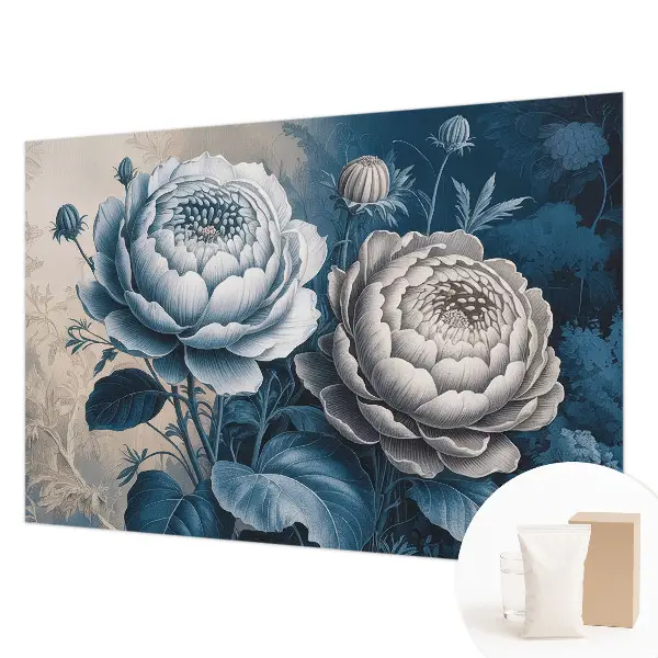 Papier peint photographique intissé Fleurs romantiques