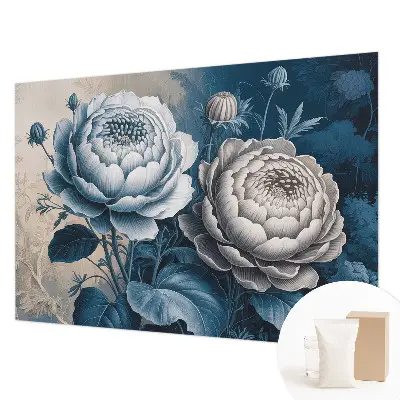 Papier peint photographique intissé Fleurs romantiques