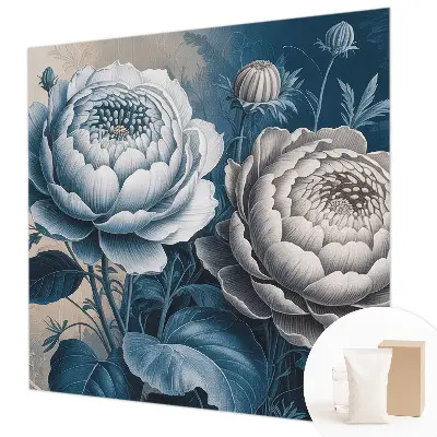 Papier peint photographique intissé Fleurs romantiques