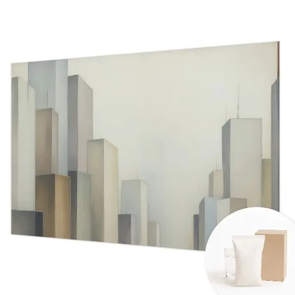 Papier peint photographique sur tissu non tissé gratte-ciel de la ville