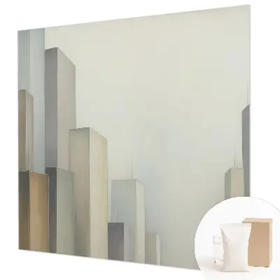 Papier peint photographique sur tissu non tissé gratte-ciel de la ville
