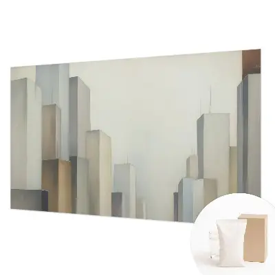 Papier peint photographique sur tissu non tissé gratte-ciel de la ville