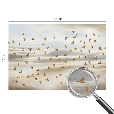 Papier peint photo sur tissu non tissé Oiseaux en vol