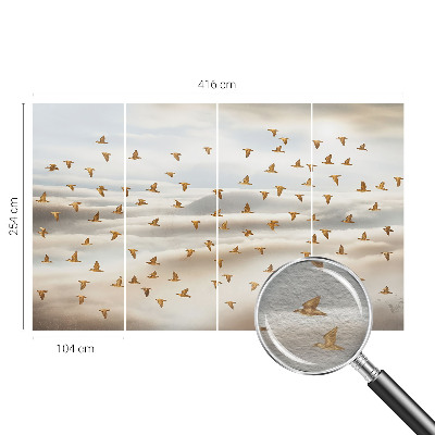 Papier peint photo Vtáky za letu