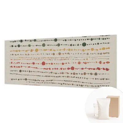 Papier peint photo imprimé sur tissu non tissé Points colorés