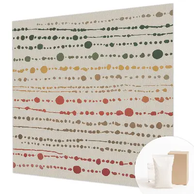 Papier peint photo imprimé sur tissu non tissé Points colorés