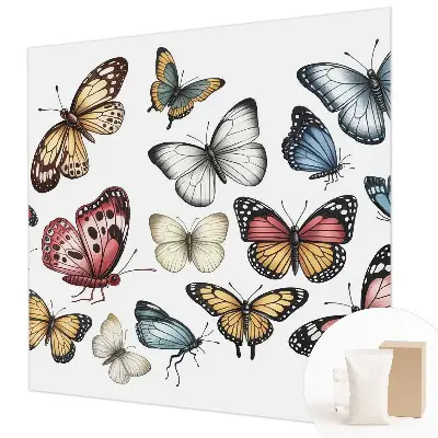 Papier peint photographique sur tissu non tissé Papillons paradis