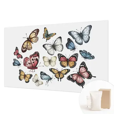 Papier peint photographique sur tissu non tissé Papillons paradis