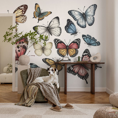 Poster mural panoramique Rajské motýle