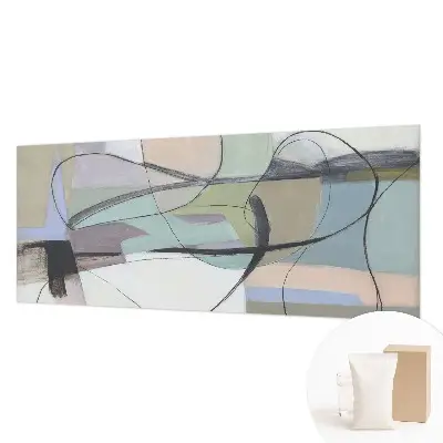 Papier peint intissé imprimé Lignes pastel