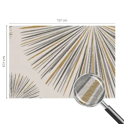 Papier peint intissé éventails géométriques