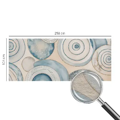 Papier peint photographique intissé tourbillons spiraux