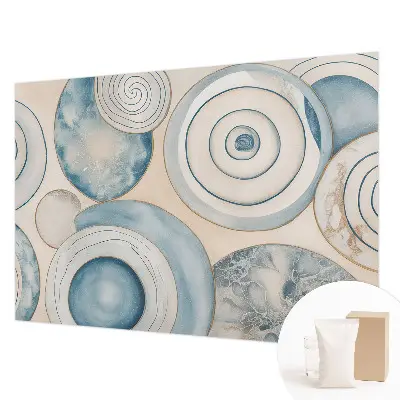 Papier peint photographique intissé tourbillons spiraux