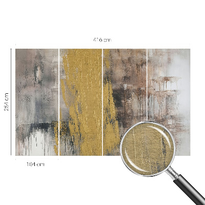 Papier peint panoramique sur mesure Abstraktné videnie