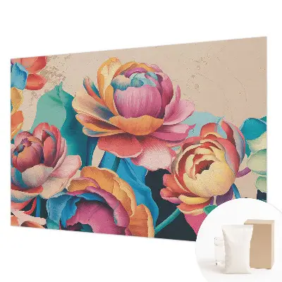 Papier peint photo grand format pour le mur Harmonie florale