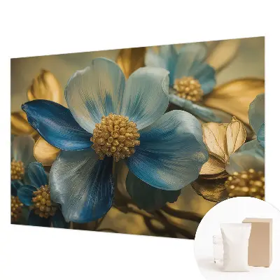 Papier peint intissé composition florale