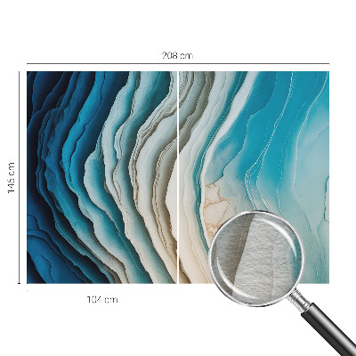 Papier peint panoramique intissé moderne Vlny harmónie