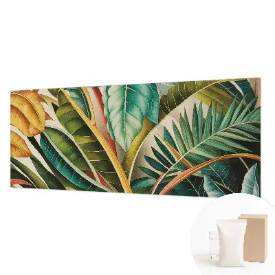 Papier peint photo grand format pour le mur feuilles exotiques