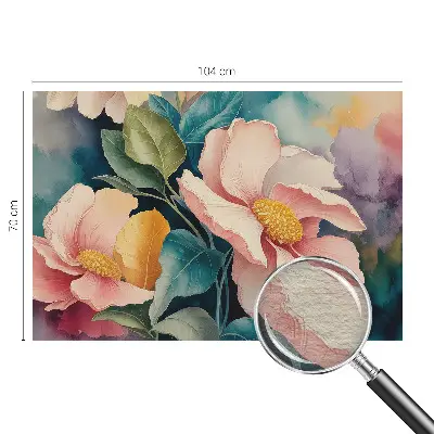 Papier peint photographique intissé élégance florale