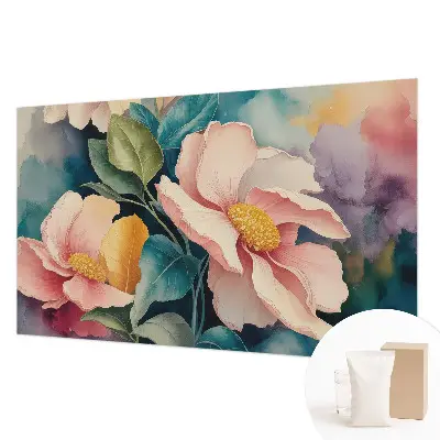 Papier peint photographique intissé élégance florale