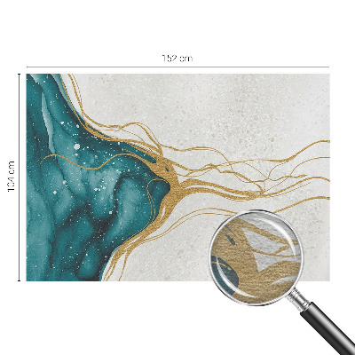 Tapisserie murale Tyrkysové čiary