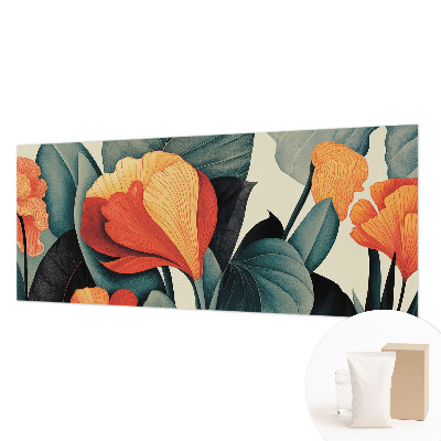 Papier peint chambre moderne Farebné kvety