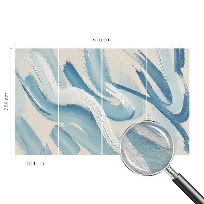 Papier peint photo grand format pour le mur traits abstraits