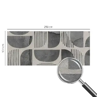 Papier peint photo imprimé sur tissu non tissé formes géométriques