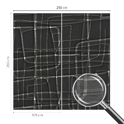 Tapisserie panoramique Abstraktné čiary