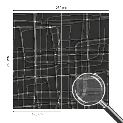 Papier peint photographique sur tissu non tissé Lignes abstraites