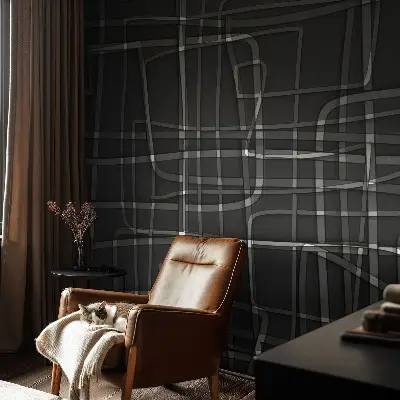 Papier peint photographique sur tissu non tissé Lignes abstraites