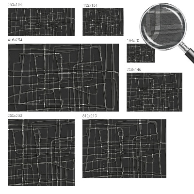 Tapisserie panoramique Abstraktné čiary