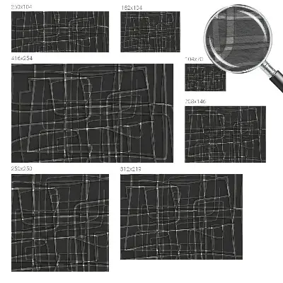 Papier peint photographique sur tissu non tissé Lignes abstraites