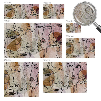 Papier peint panoramique salon Lineárne plochy