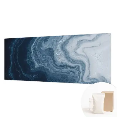 Papier peint intissé imprimé Vagues bleues