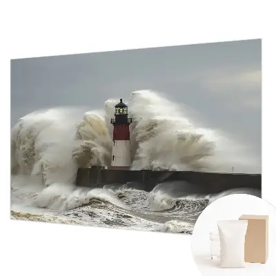 Papier peint photo sur tissu non tissé vagues de la mer