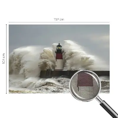 Papier peint photo sur tissu non tissé vagues de la mer