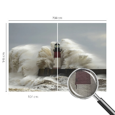 Papier peint panoramique chambre adulte Morské vlny